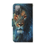 Samsung Galaxy S20 FE Lion Hoesje met Koord