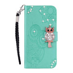 Samsung Galaxy S20 FE Hoesje Mandala Uil en Charm Samsung Galaxy S20 FE Hoesje Mandala Uil en Charm