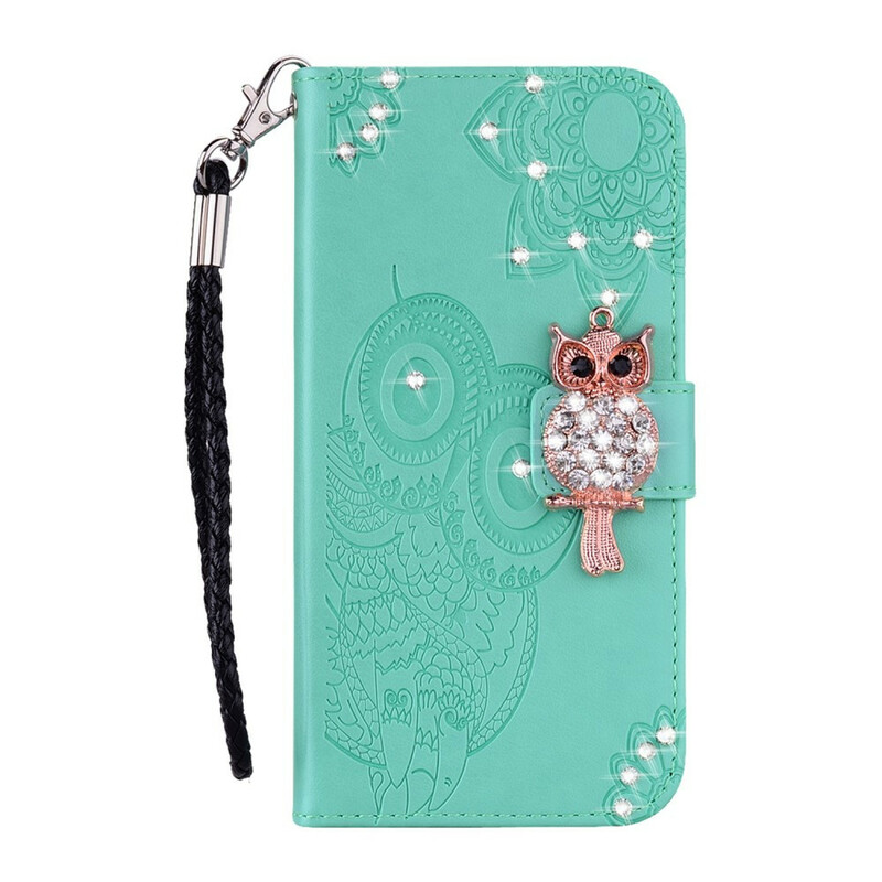 Samsung Galaxy S20 FE Hoesje Mandala Uil en Charm Samsung Galaxy S20 FE Hoesje Mandala Uil en Charm