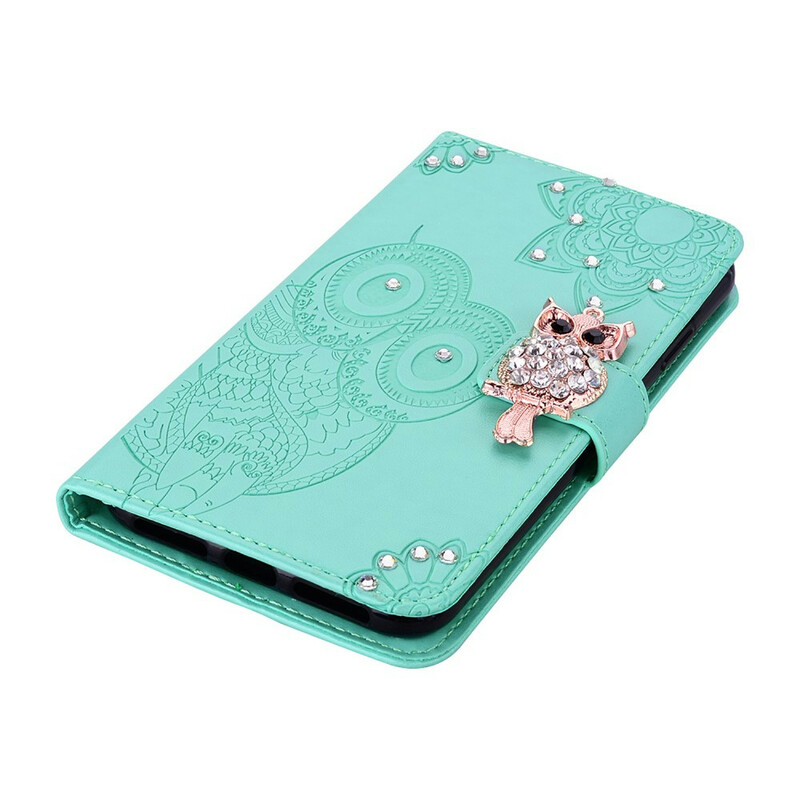 Samsung Galaxy S20 FE Hoesje Mandala Uil en Charm Samsung Galaxy S20 FE Hoesje Mandala Uil en Charm