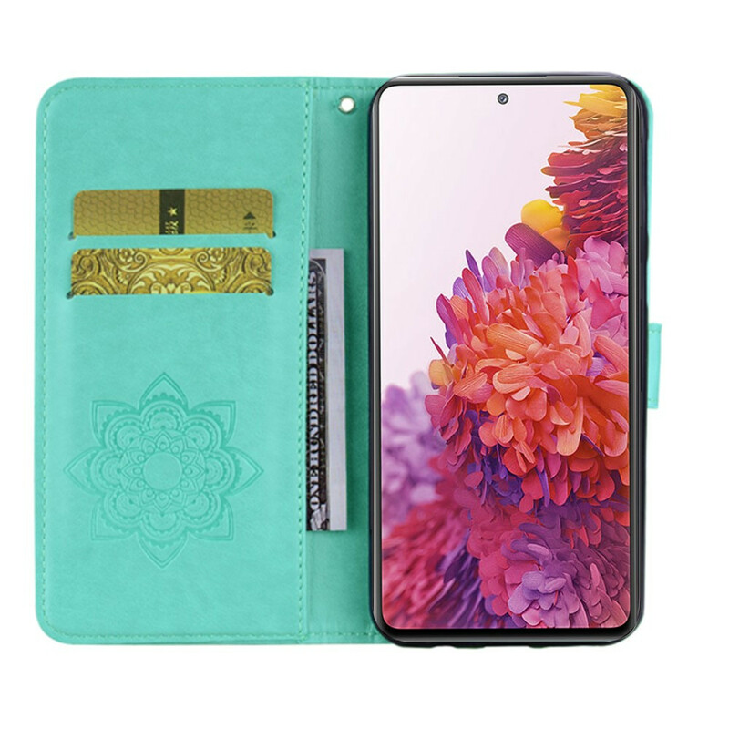 Samsung Galaxy S20 FE Hoesje Mandala Uil en Charm Samsung Galaxy S20 FE Hoesje Mandala Uil en Charm