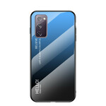 Samsung Galaxy S20 FE Case Gehard Glas Hallo