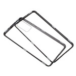 Samsung Galaxy S20 FE Case Metalen randen en gehard glas achterkant