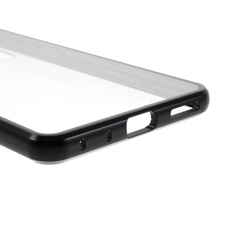 Samsung Galaxy S20 FE Case Metalen randen en gehard glas achterkant