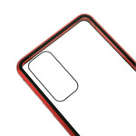 Samsung Galaxy S20 FE Case Metalen randen en gehard glas achterkant