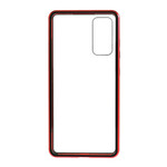 Samsung Galaxy S20 FE Case Metalen randen en gehard glas achterkant