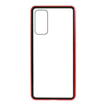 Samsung Galaxy S20 FE Case Metalen randen en gehard glas achterkant