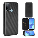 Flip Cover Oppo A53 Silicone Carbon Fiber Gekleurde