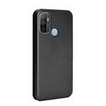 Flip Cover Oppo A53 Silicone Carbon Fiber Gekleurde