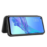 Flip Cover Oppo A53 Silicone Carbon Fiber Gekleurde