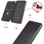 Flip Cover Oppo A53 Silicone Carbon Fiber Gekleurde