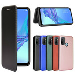 Flip Cover Oppo A53 Silicone Carbon Fiber Gekleurde
