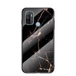 Oppo A53 Premium Kleuren Gehard Glazen Hoesje