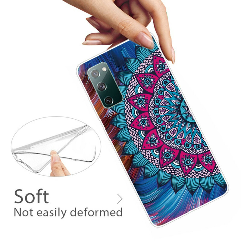 Samsung Galaxy S20 FE Hoesje Mandala Gekleurd