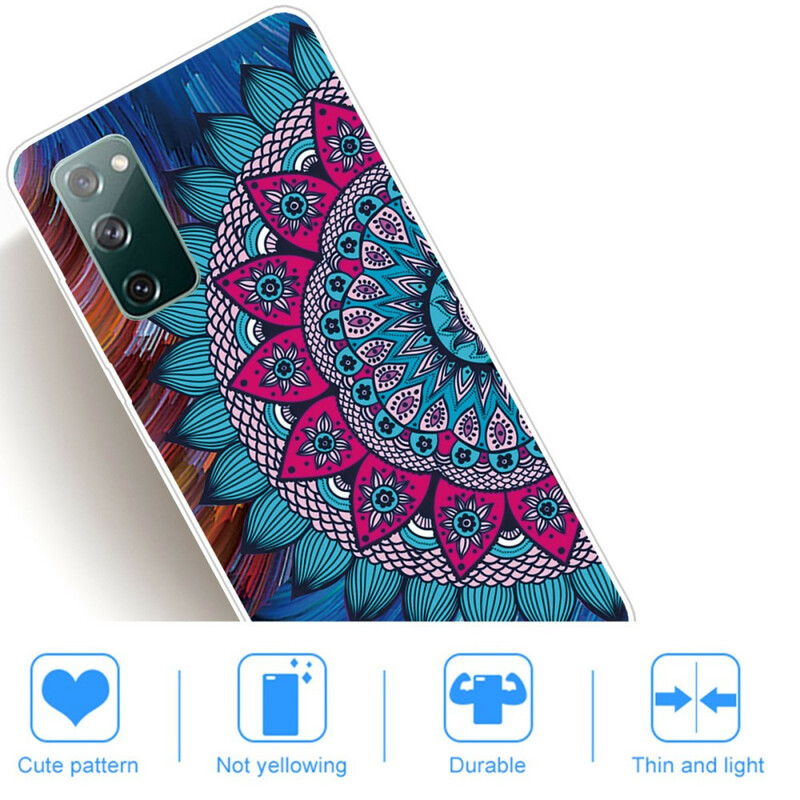 Samsung Galaxy S20 FE Hoesje Mandala Gekleurd