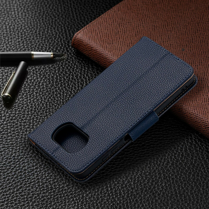Xiaomi Poco X3 Litchi Case Schuine Flap