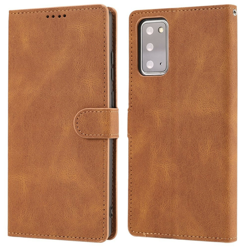 Samsung Galaxy S20 FE Kunstlederen Klassieke Hoesje