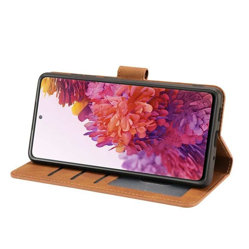 Samsung Galaxy S20 FE Kunstlederen Klassieke Hoesje
