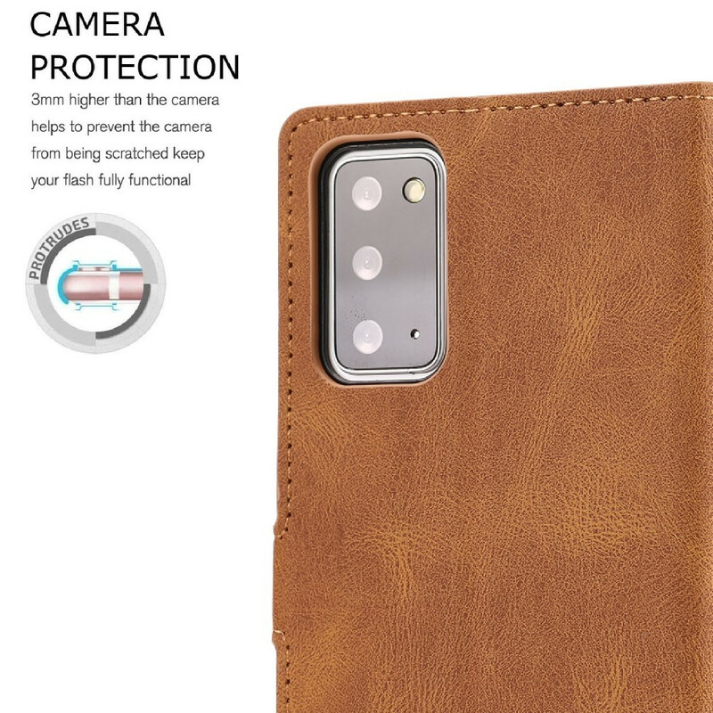 Samsung Galaxy S20 FE Kunstlederen Klassieke Hoesje