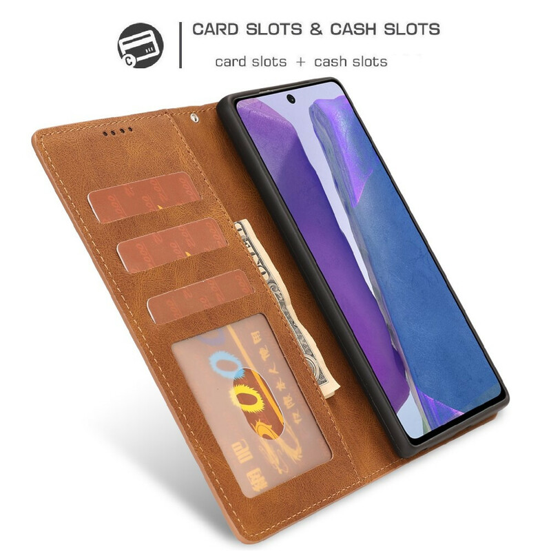 Samsung Galaxy S20 FE Kunstlederen Klassieke Hoesje