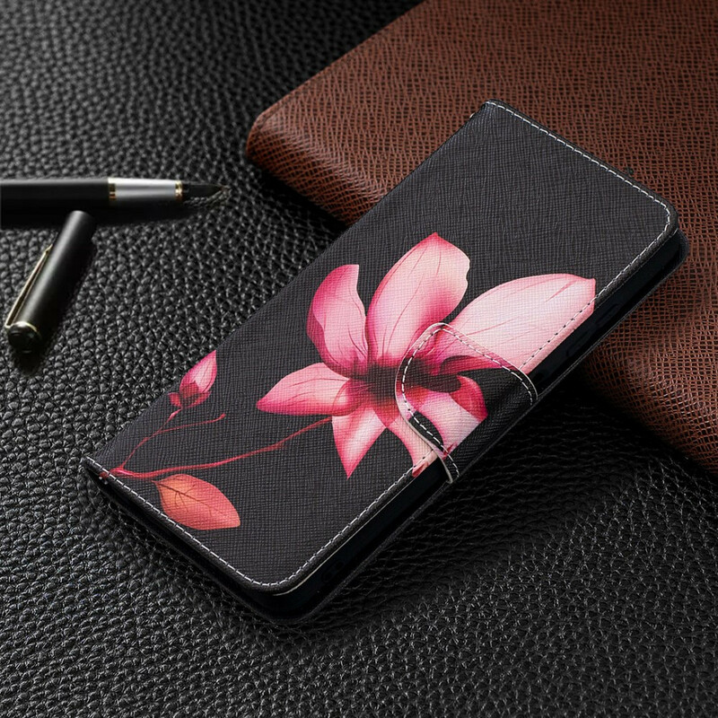 Xiaomi Poco X3 Roze Bloem Hoesje