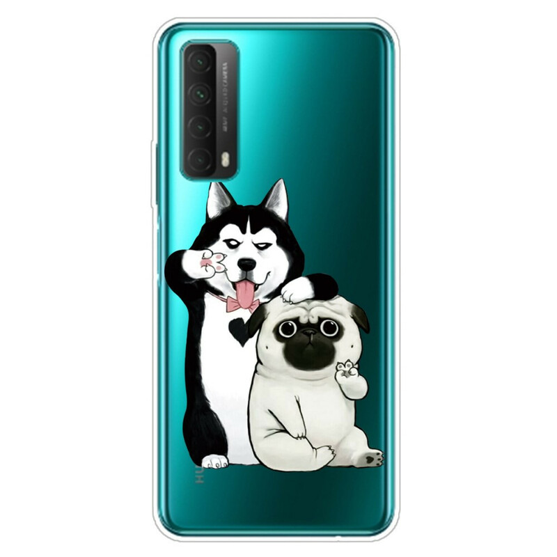 Huawei P Smart Case 2021 Grappige Honden