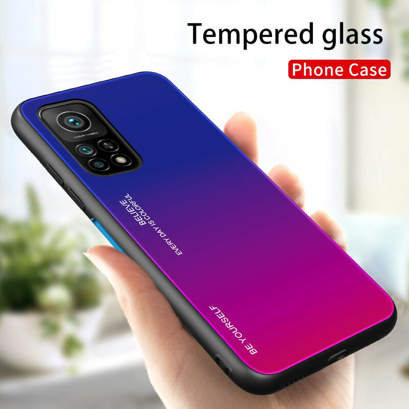 Xiaomi Mi 10T / 10T Pro gehard glas Case Be Yourself