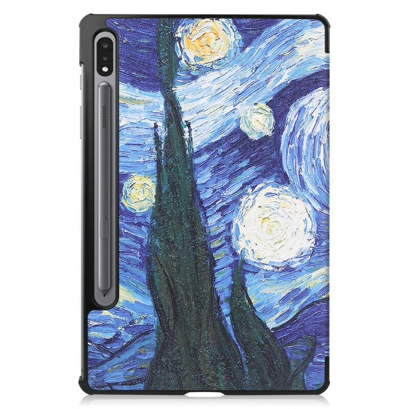 Smart Case Samsung Galaxy Tab S7 Stylus Case Starry Night