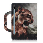 Samsung Galaxy Tab S7 Lion Hoesje met handvat