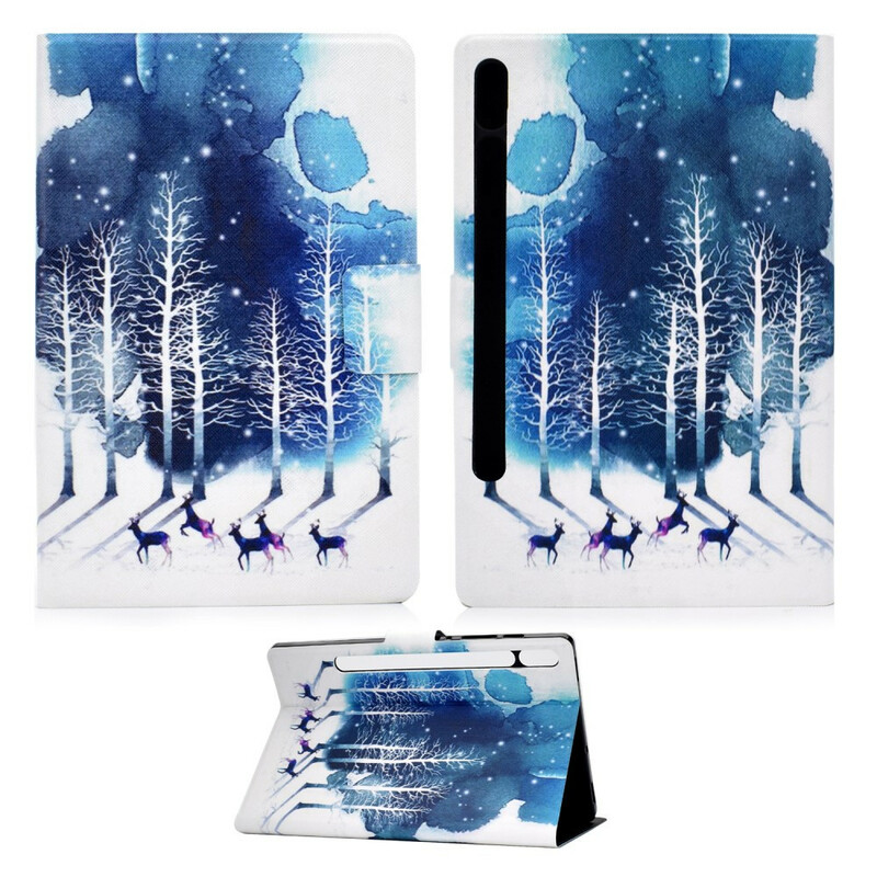 Samsung Galaxy Tab S7 Winter Hoesje