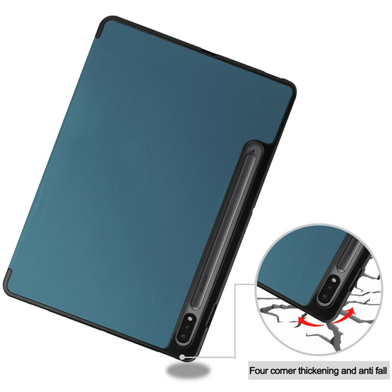 Smart Case Samsung Galaxy Tab S7 drie flappen stylus houder