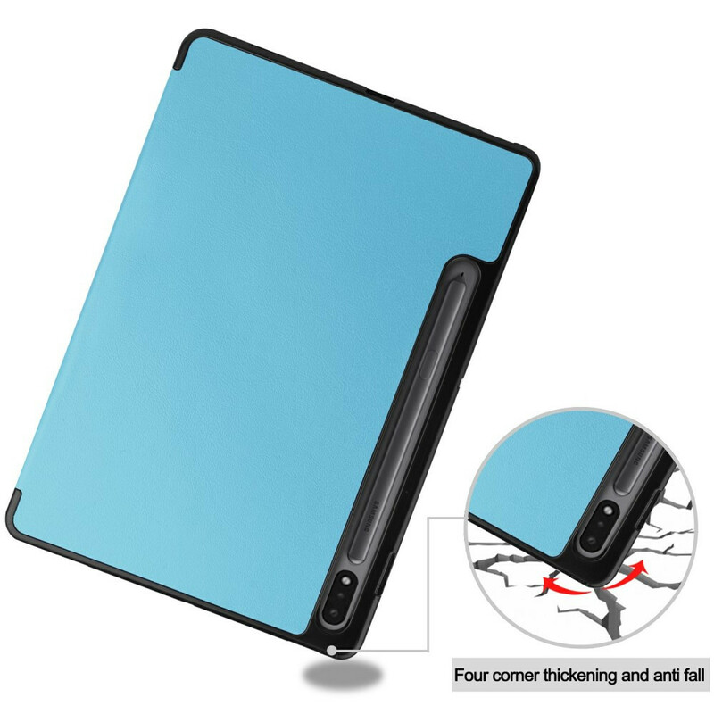 Smart Case Samsung Galaxy Tab S7 drie flappen stylus houder