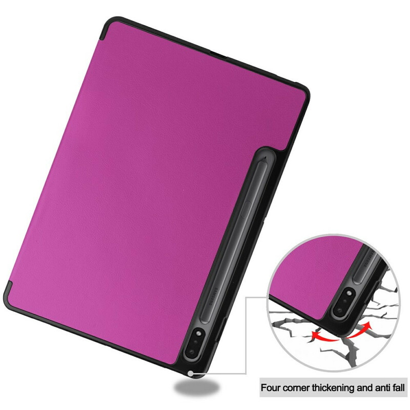 Smart Case Samsung Galaxy Tab S7 drie flappen stylus houder