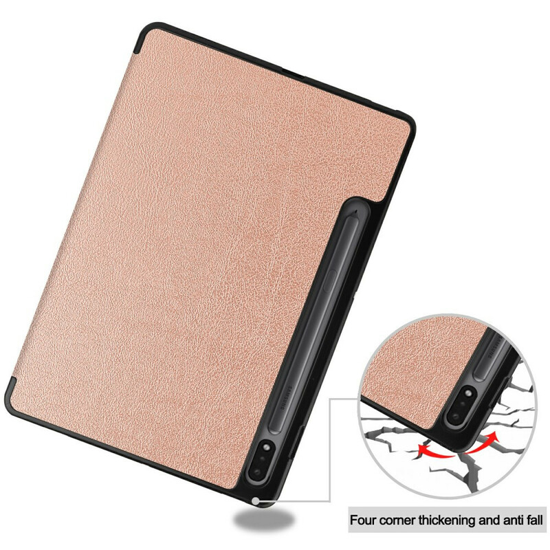 Smart Case Samsung Galaxy Tab S7 drie flappen stylus houder
