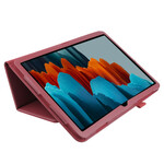 Samsung Galaxy Tab S7 Plus Kunstleer Hoesje Lychee