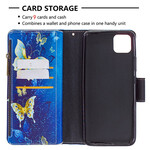 Realme C11 Zakje met rits Goud Vlinders