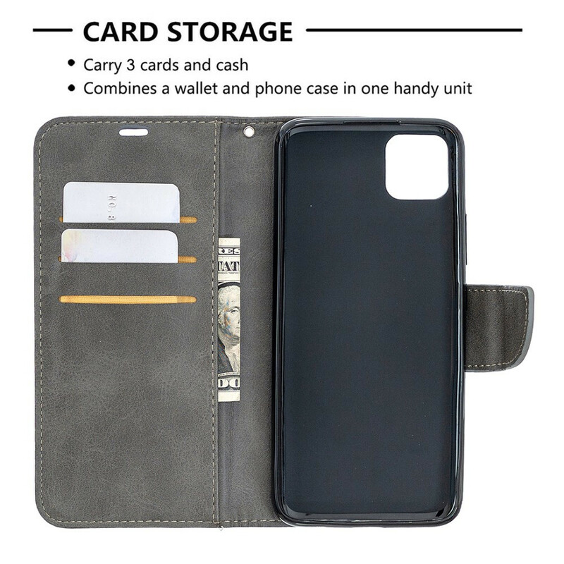 Dekking Realme C11 gladde schuine klep