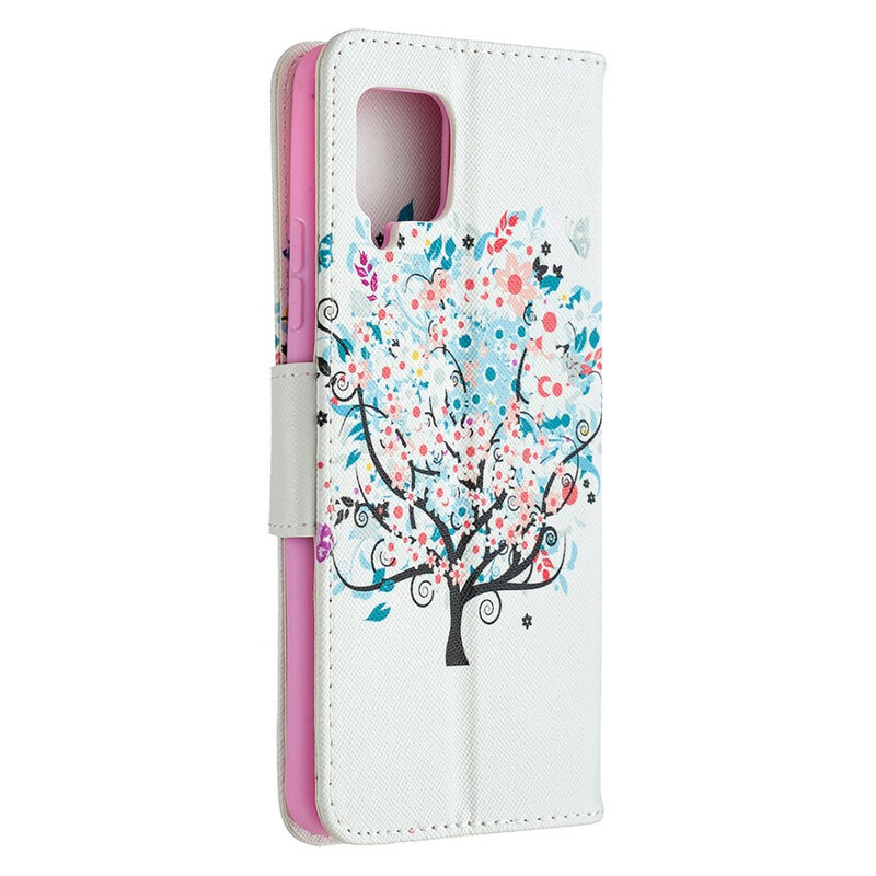 Samsung Galaxy A42 5G gebloemde boom case