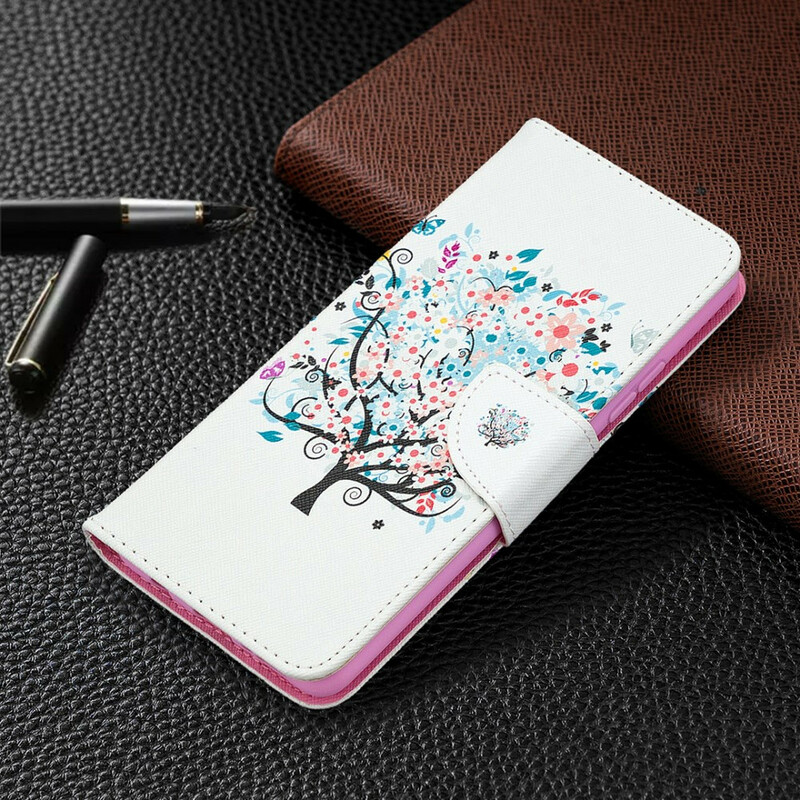 Samsung Galaxy A42 5G gebloemde boom case