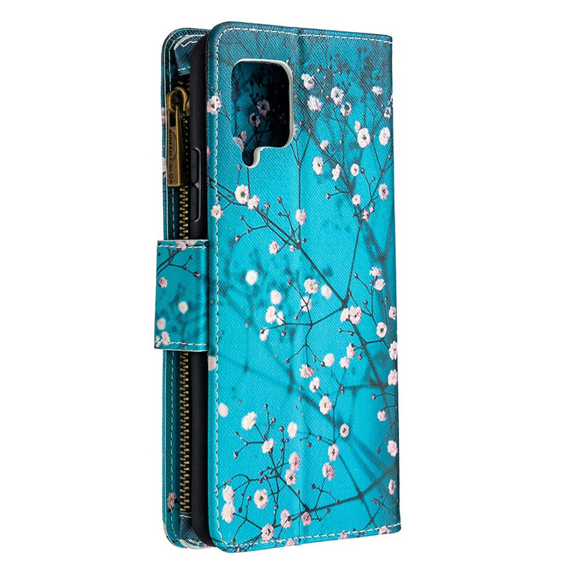 Samsung Galaxy A42 5G Rits Zakje Boom Hoesje Samsung Galaxy A42 5G Rits Zakje Boom Hoesje