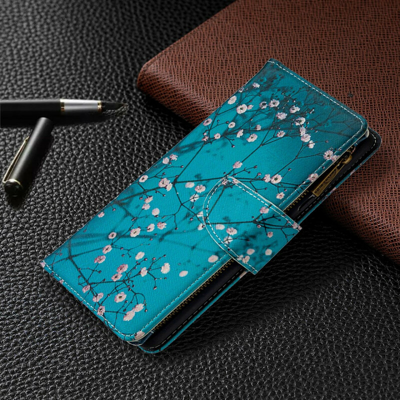 Samsung Galaxy A42 5G Rits Zakje Boom Hoesje Samsung Galaxy A42 5G Rits Zakje Boom Hoesje