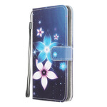 Samsung Galaxy A42 5G Lanyard bloem case