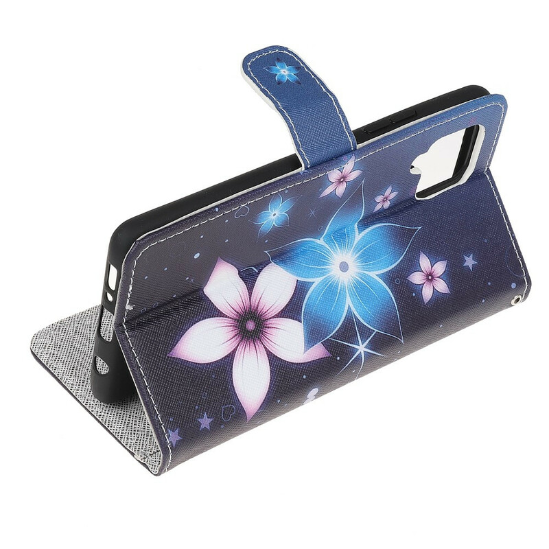 Samsung Galaxy A42 5G Lanyard bloem case