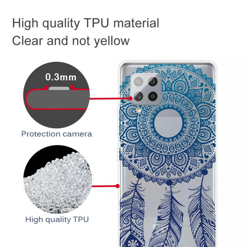 Samsung Galaxy A42 5G hoesje Mandala Bloemen Uniek