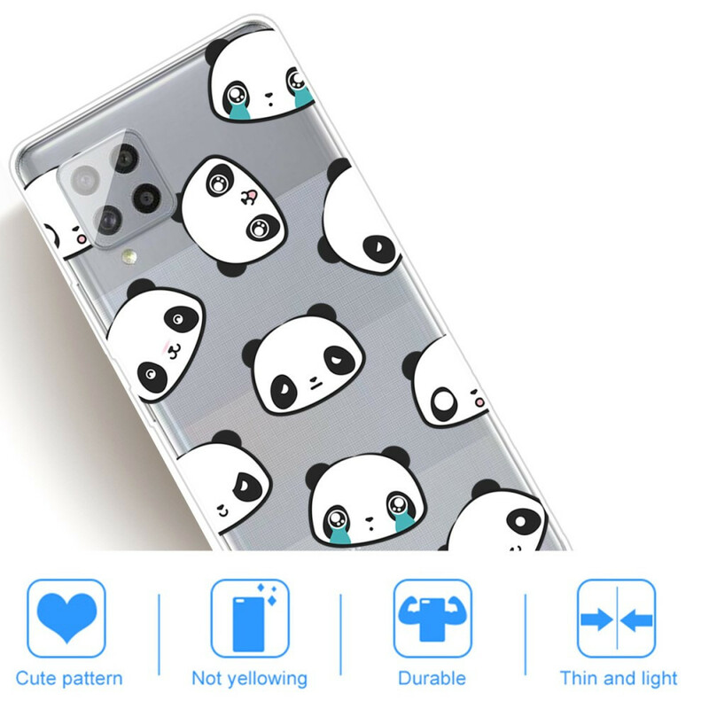 Samsung Galaxy A42 5G duidelijk geval Sentimental Panda's