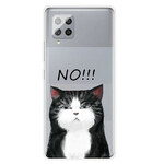 Samsung Galaxy A42 5G hoesje De kat die nee zegt