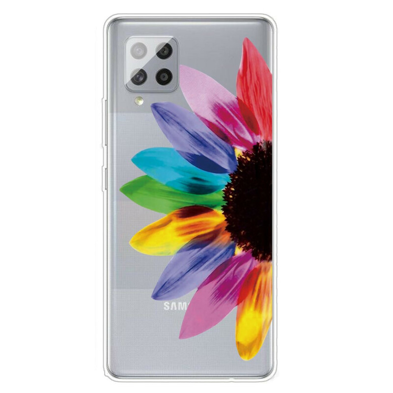 Samsung Galaxy A42 5G Kleurrijke Bloem Case