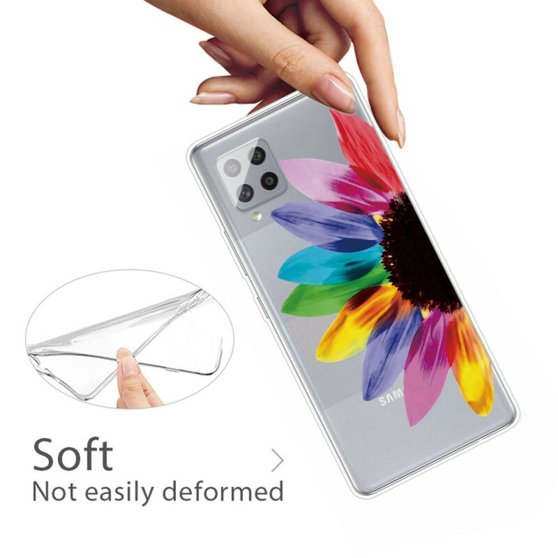 Samsung Galaxy A42 5G Kleurrijke Bloem Case