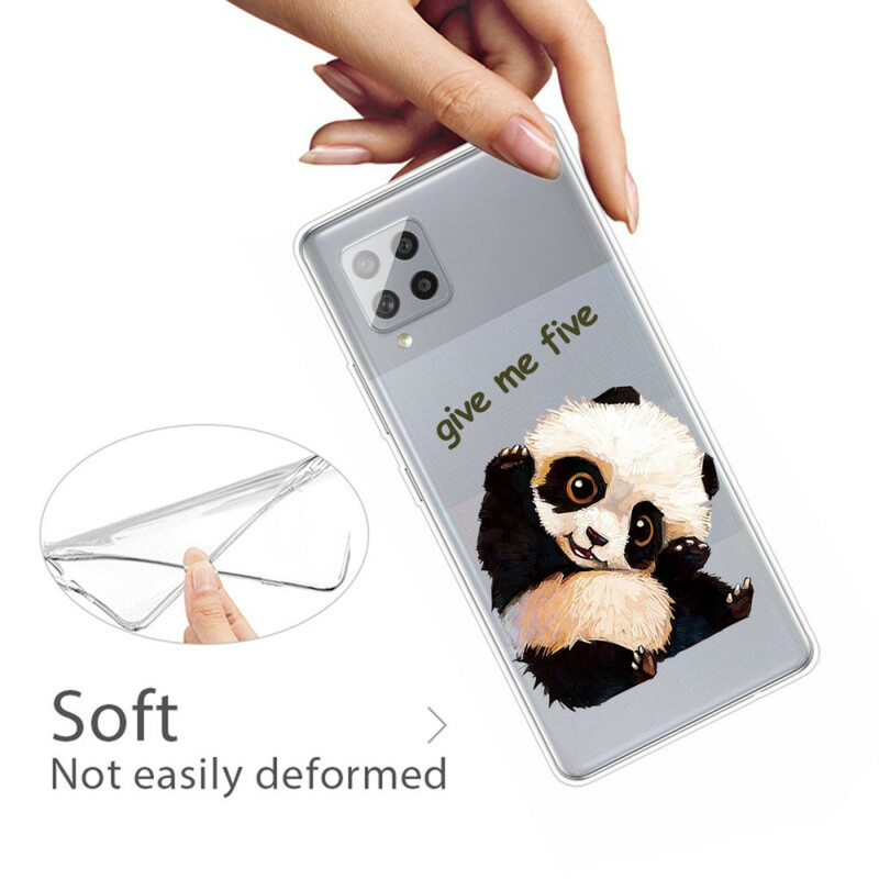 Samsung Galaxy A42 5G duidelijk geval Panda geef me vijf