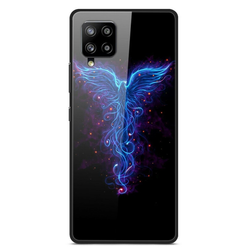 Samsung Galaxy A42 5G hoesje Phoenix gehard glas
